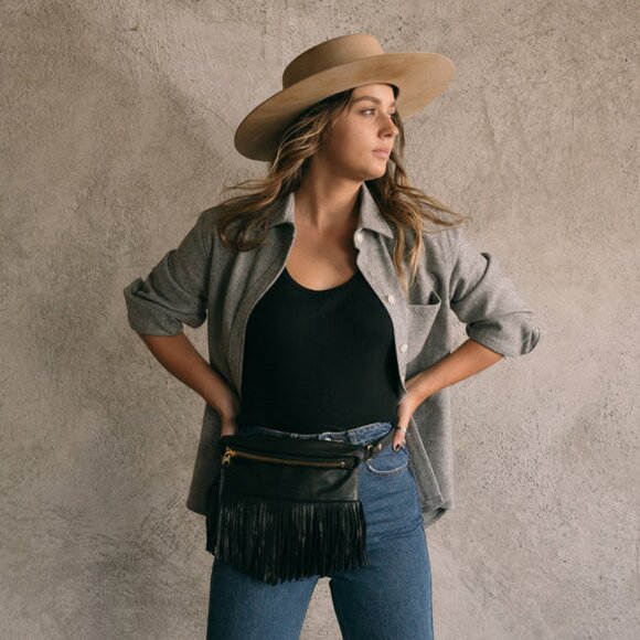 Rais Case The Vida Crossbody Koko double Fringe bag. - Picture 1 of 5